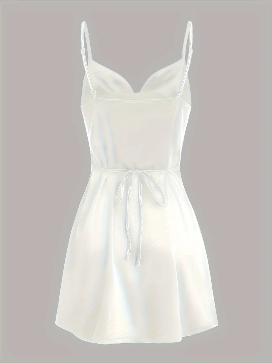Satin Mini Dress - Bianca