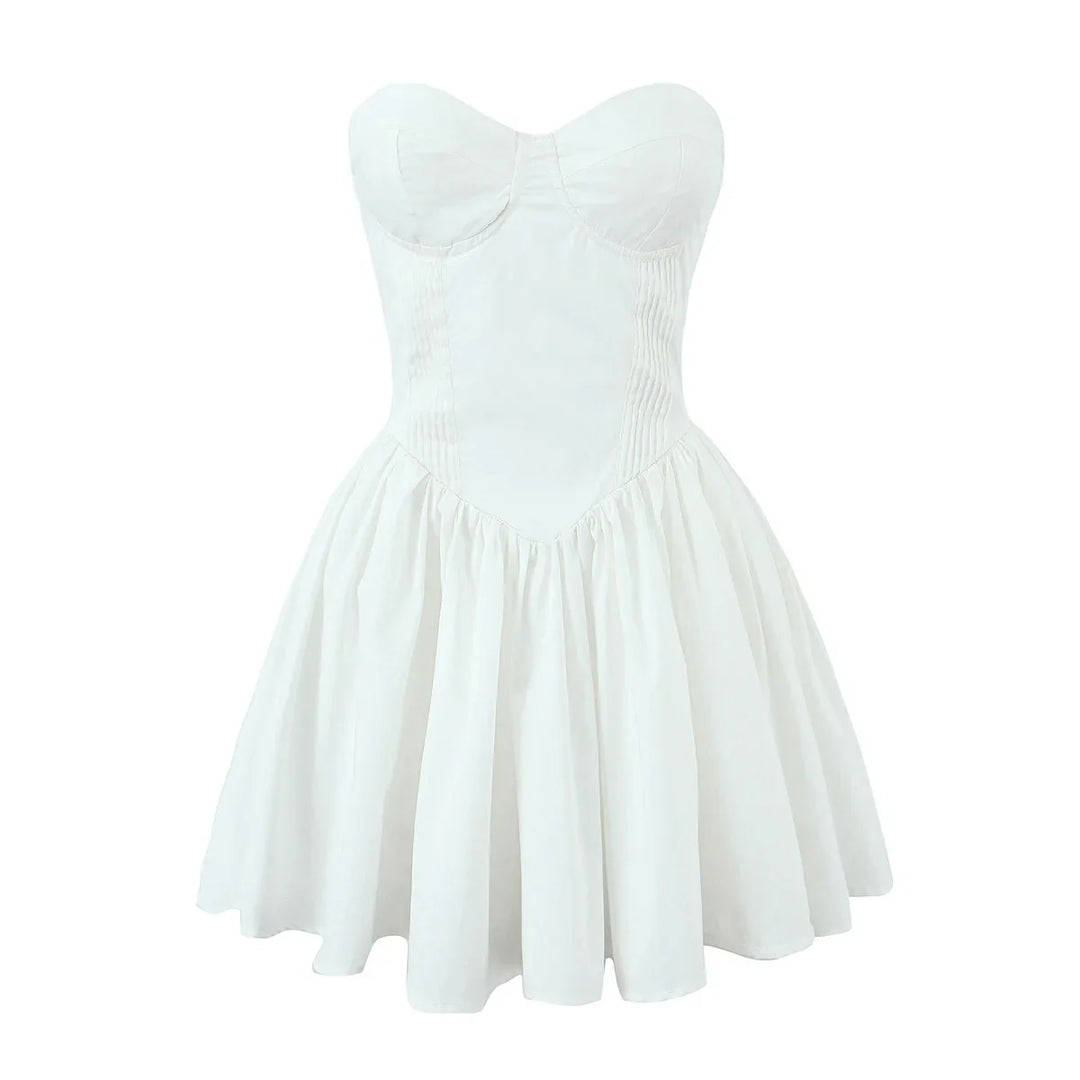Strapless A-Line Mini Dress - Ayra