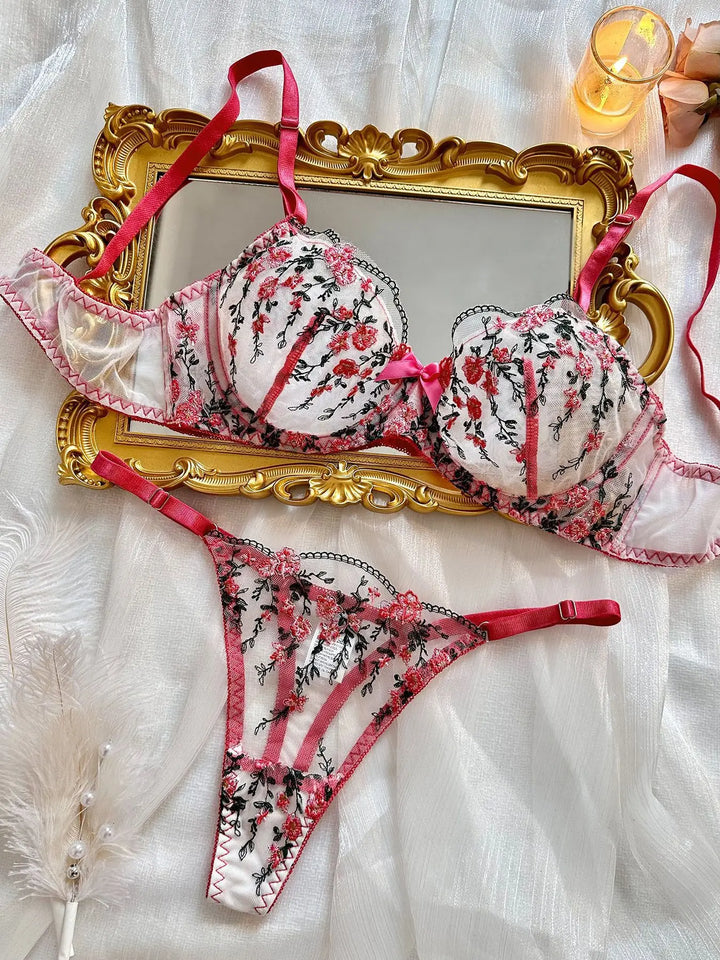 Sheer Floral Design Set - Journee