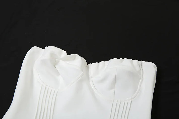 A-line strapless mini dress - Louisa