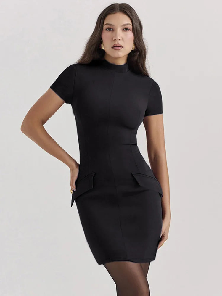 Tailored mini dress with pocket detail - Antonia