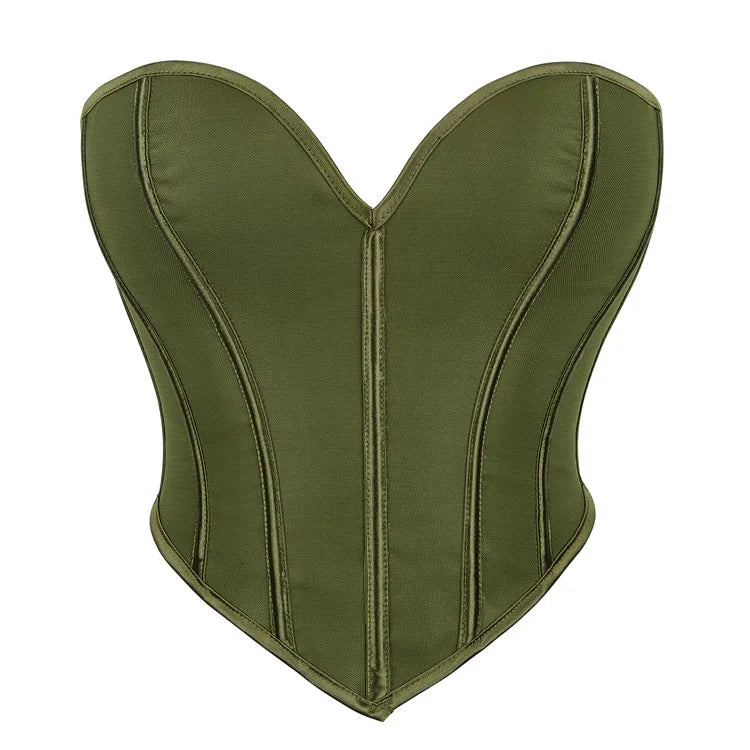 Strapless Corset with Heart-Shaped Neckline - Meredith