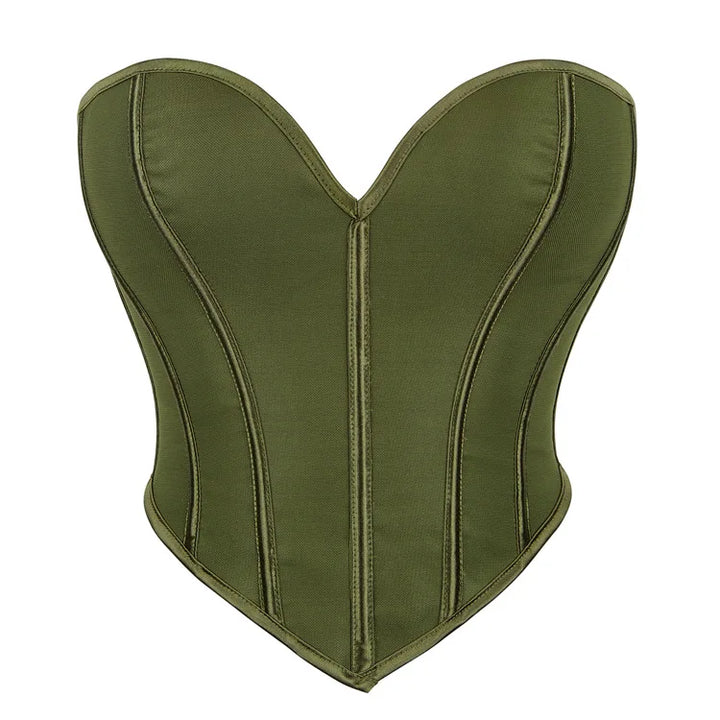 Strapless Corset with Heart-Shaped Neckline - Meredith