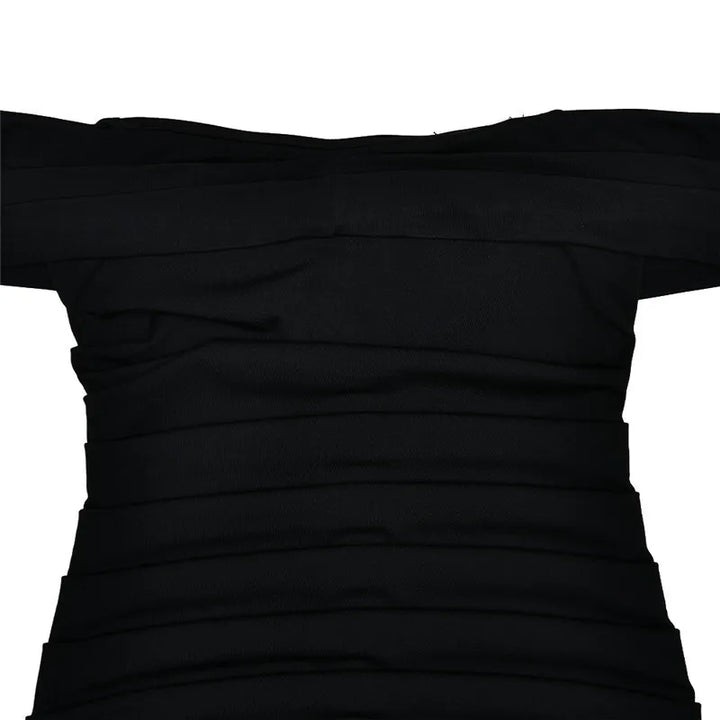 Maxi off-shoulder dress - Tehila