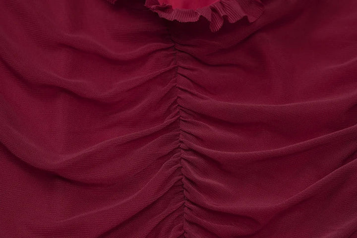 Maxi dress with slit and open design - Harmonia
