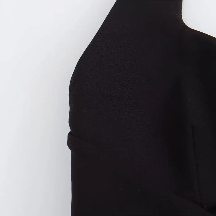 Maxi Dress with Cutouts and Open Back Design - Sabrina