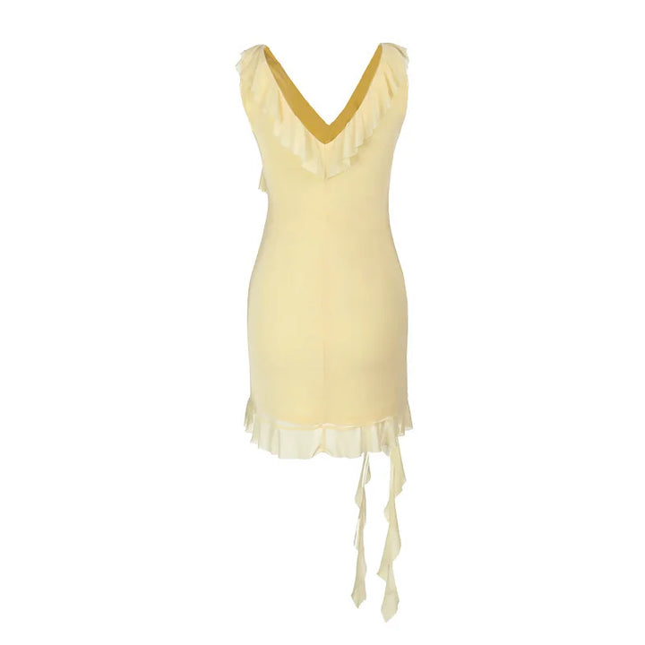 NID mini dress with ruffle detail - Leon