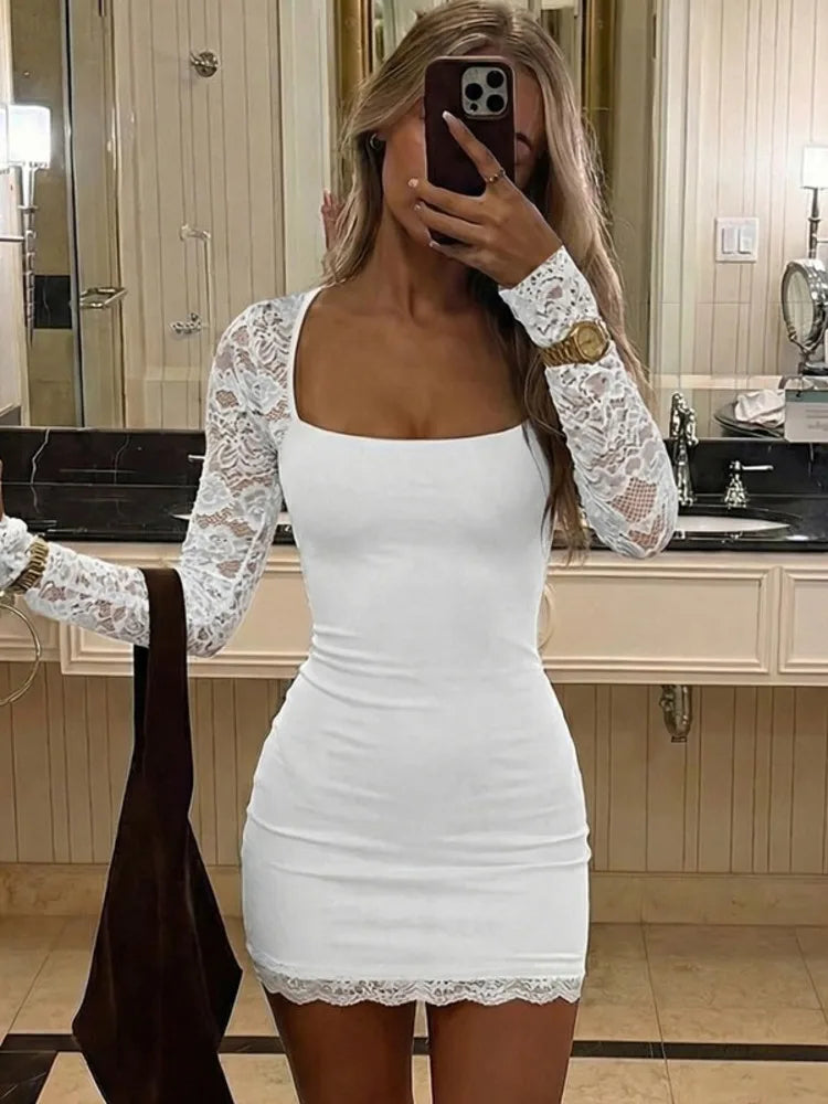 Mini lace dress - Ronli