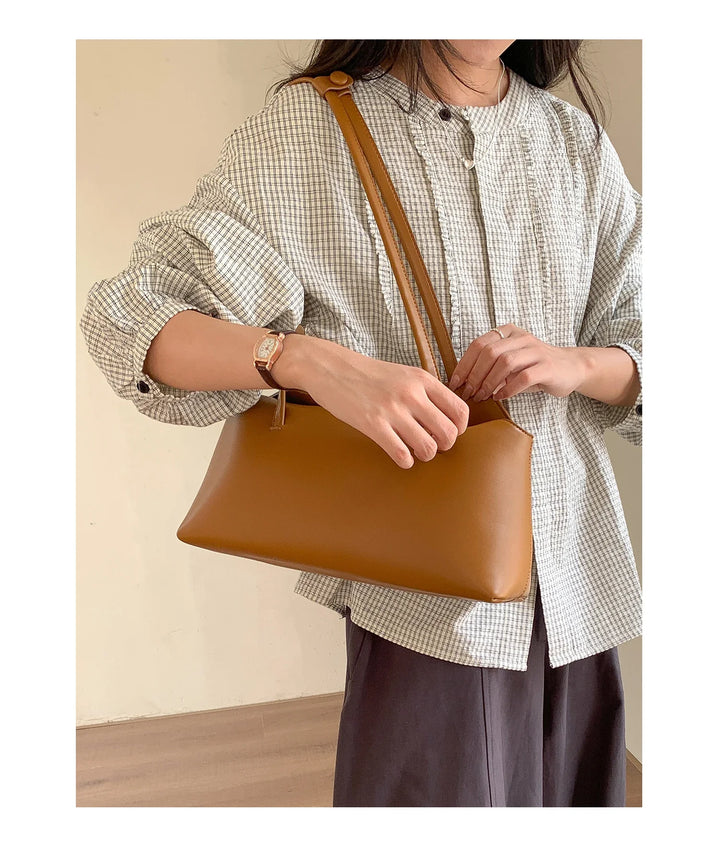 תיק דמוי עור בעיצוב מלבני