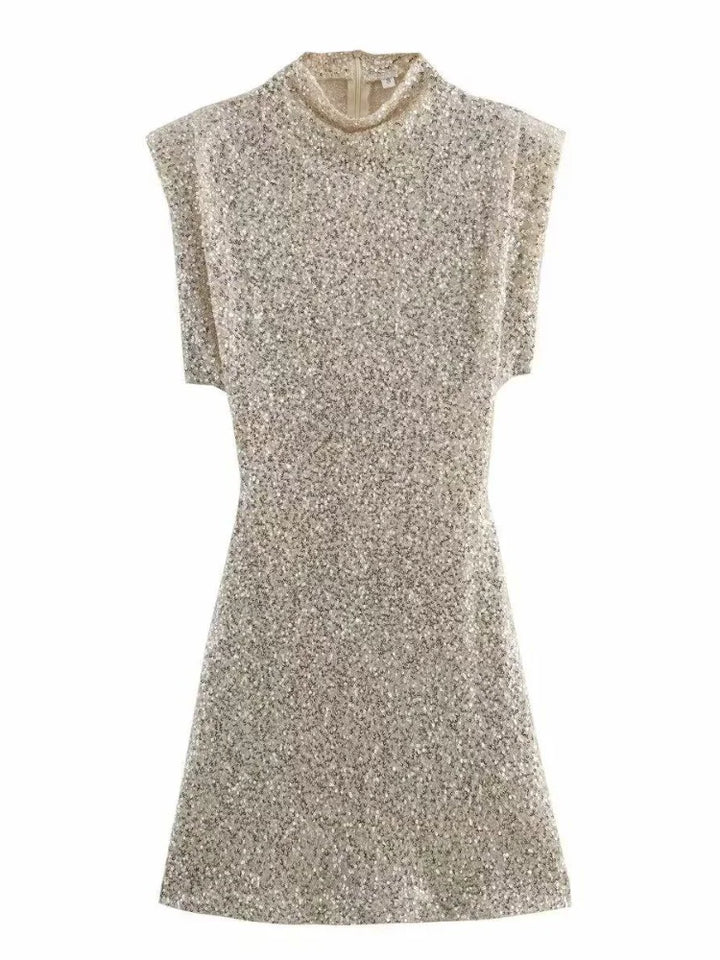 Mini Dress with Sparkling Sequins - Kaylee