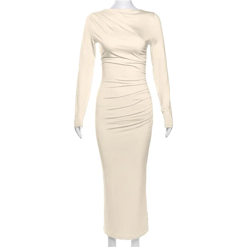 Fitted Shaping Maxi Dress - Noa