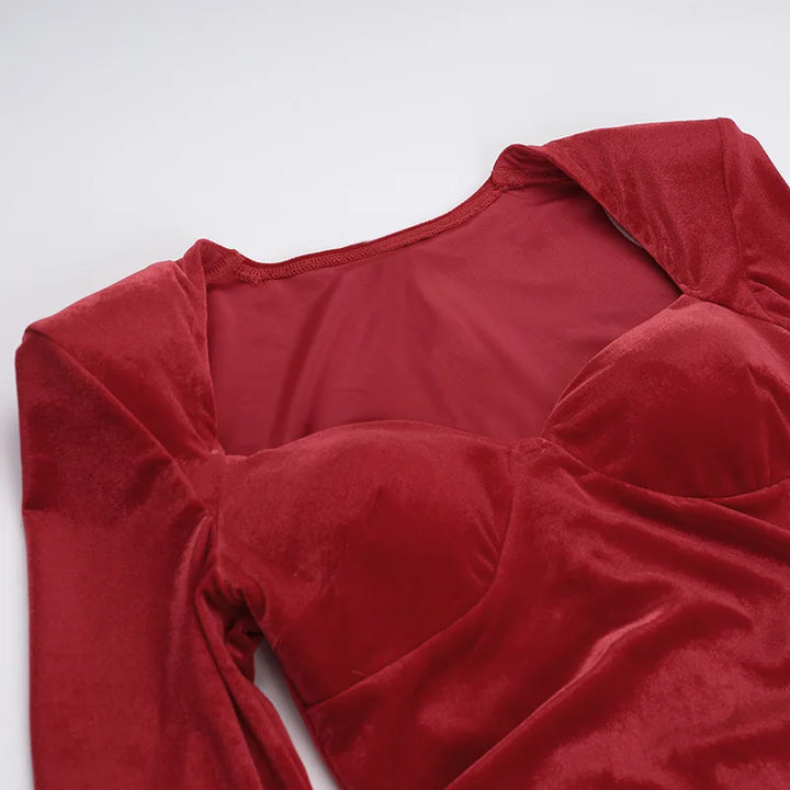 Velvet Mini Dress - Lolita
