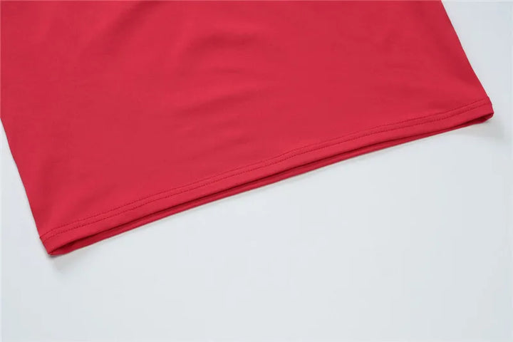 Fitted mini dress with thin belt decoration - LOLI