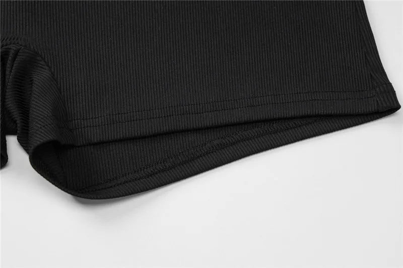 Knitted Off-Shoulder One-Piece Suit - Mai