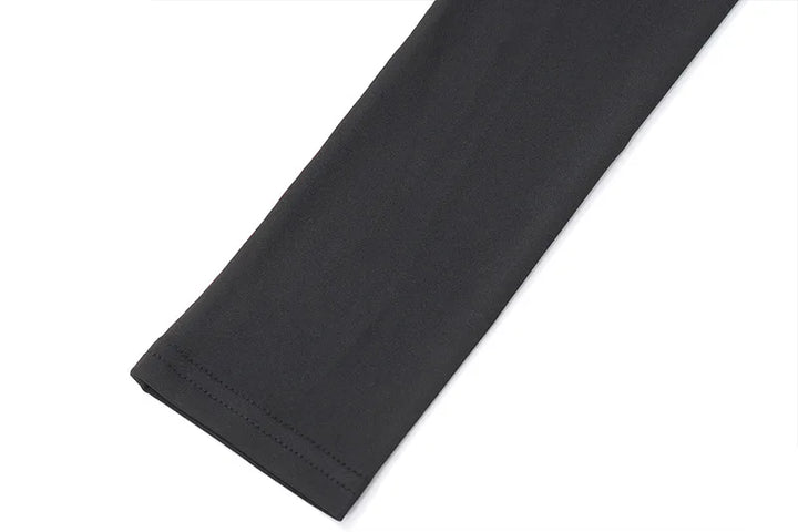 Tight Long Sleeve Shirt with Neck Tie - Penelope