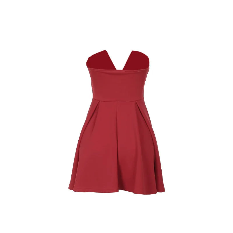 A-line Strapless Mini Dress - Livia