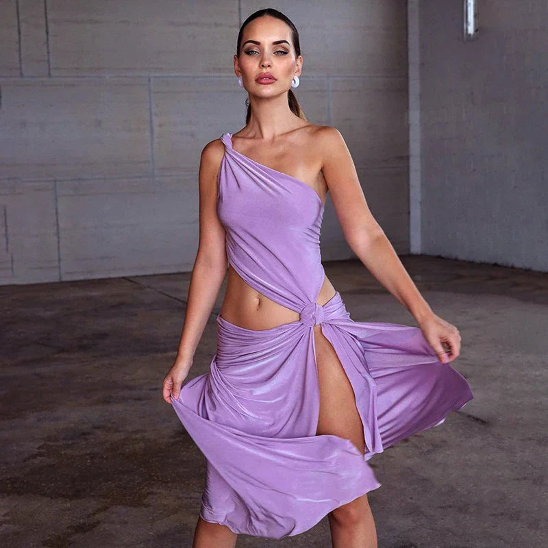 Maxi Dress with Slit - Kai