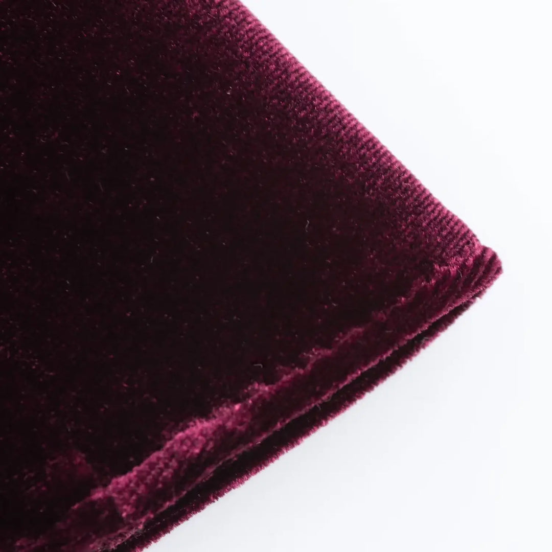 Velvet Mini Dress with A-Line Cut - Sydney