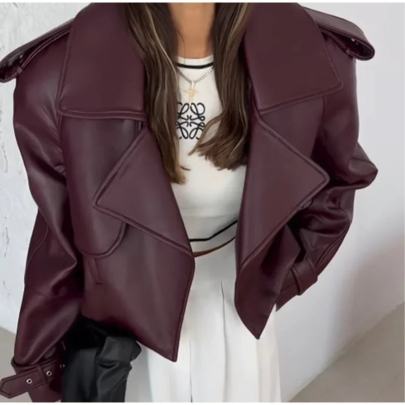 Short Leather Jacket - Morris