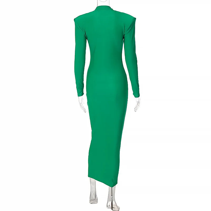 Fitted Shaping Maxi Dress - Cali