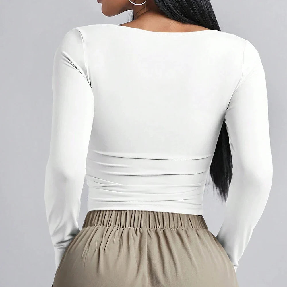 Basic shaping fabric top - Nelly