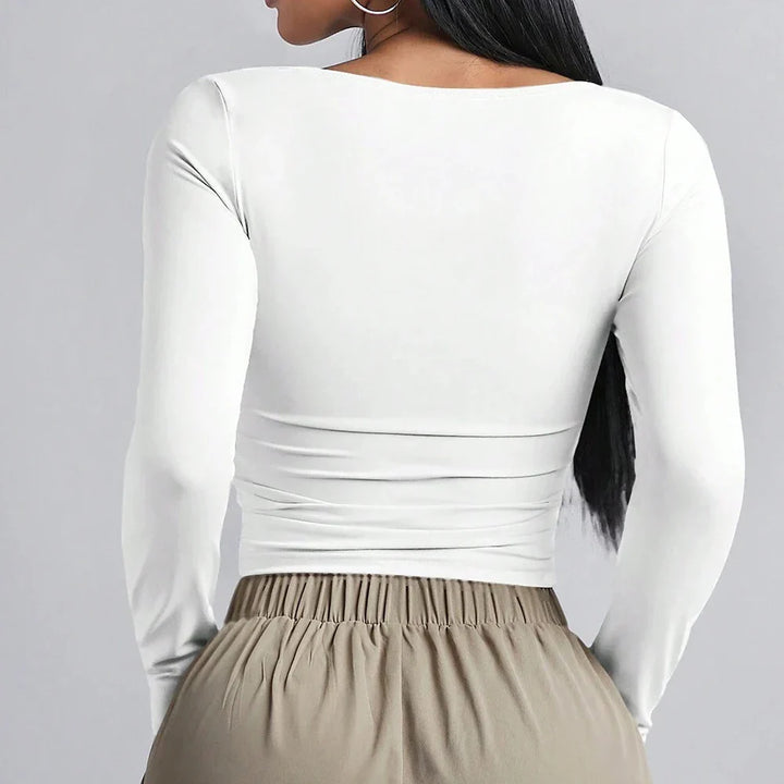 Basic shaping fabric top - Nelly