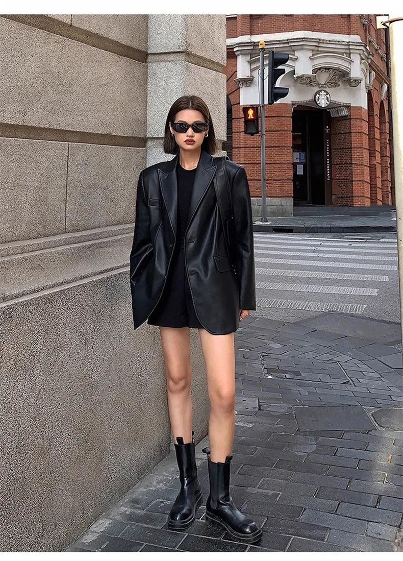 Tailored Leather Jacket - Rashal