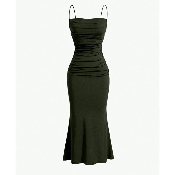 Elegant spaghetti strap maxi dress - Emberly