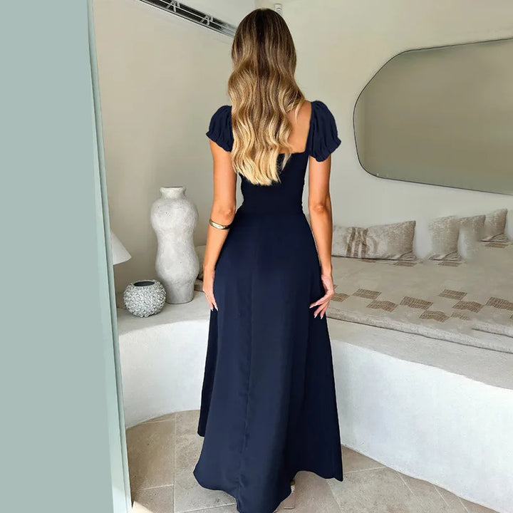 Maxi Dress with Rustic Design - Haile
