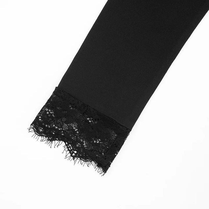 Mini Dress with Lace Decoration - MIRAN