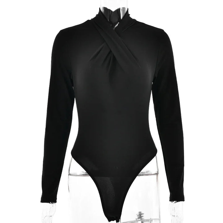 Tight Stretch Fabric Bodysuit - Shay