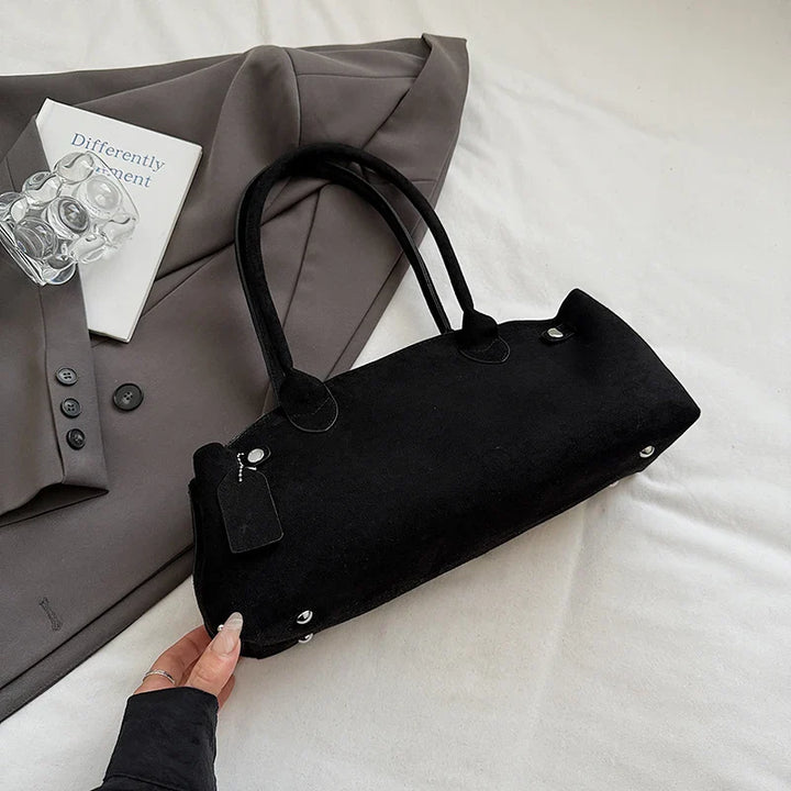 תיק זמש בעיצוב רטרו