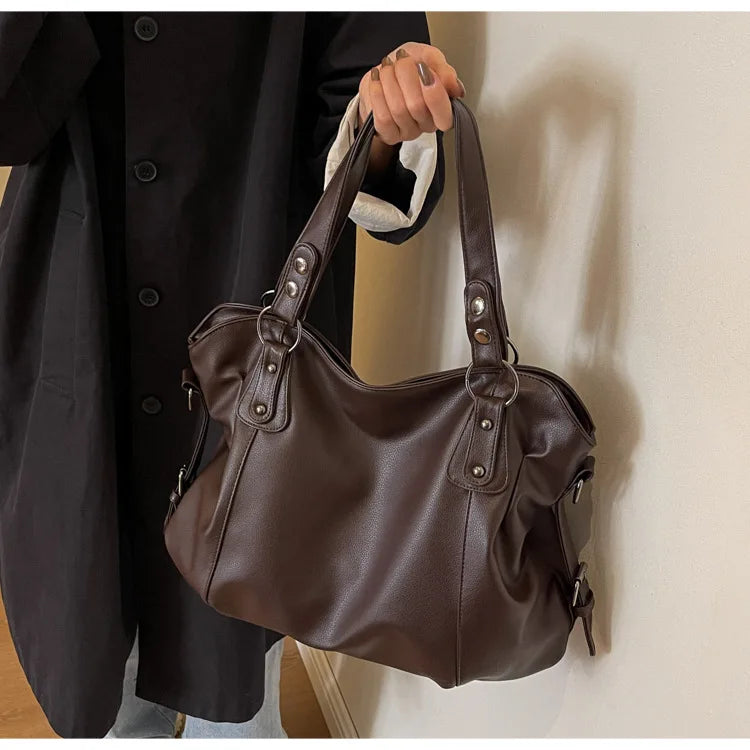 תיק דמוי עור בעיצוב רטרו