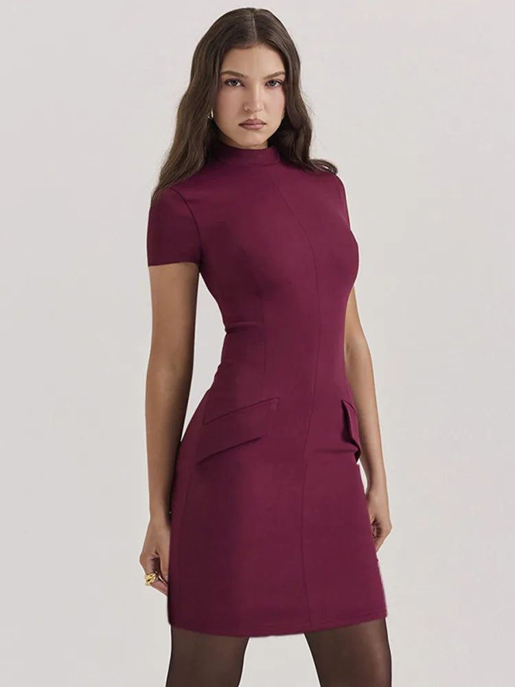 Tailored mini dress with pocket detail - Antonia