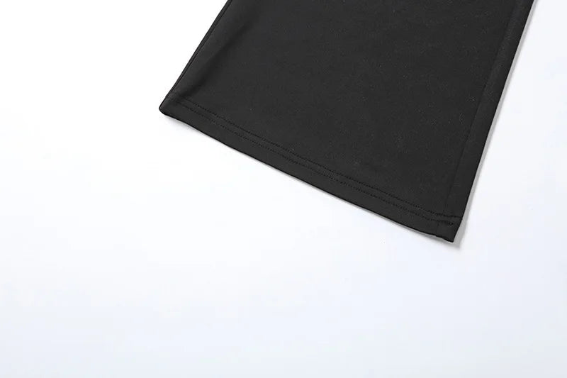 Shaping Fabric Jumpsuit with Mesh and Off-Shoulder Pedal Pusher Pants - Maylin