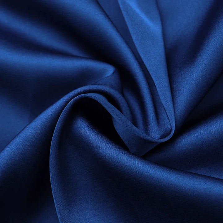 Mini strapless dress with satin pleats and buckle decoration - Easy