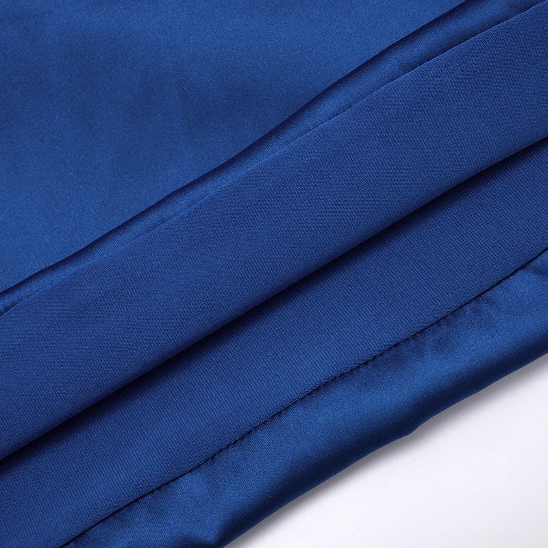 Mini strapless dress with satin pleats and buckle decoration - Easy