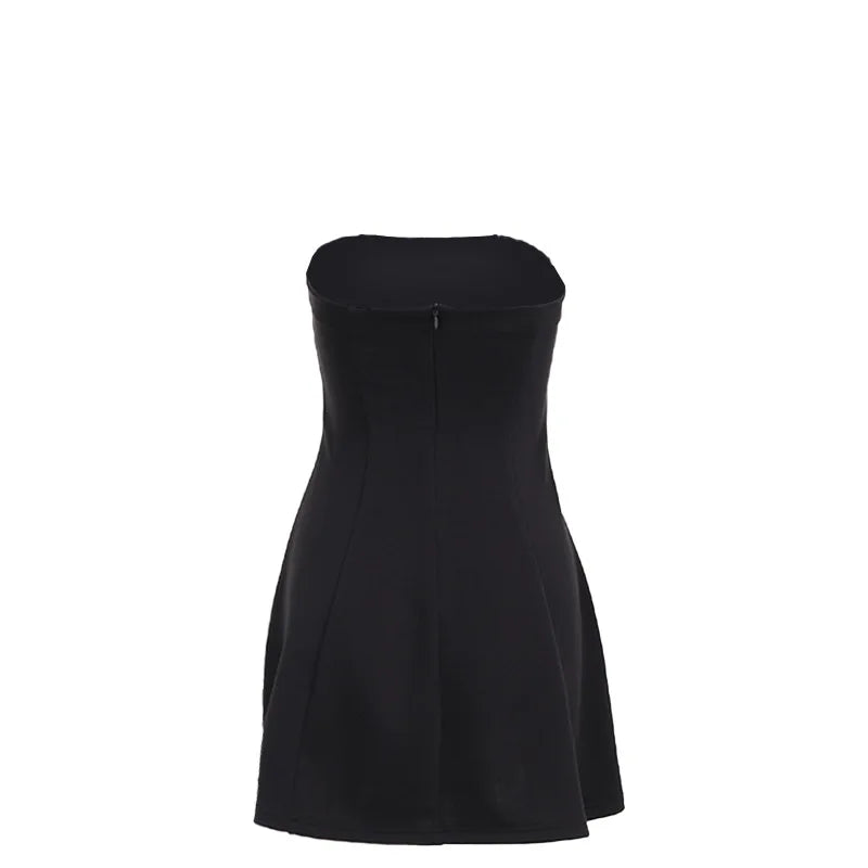 A-Line Strapless Mini Dress - Lola