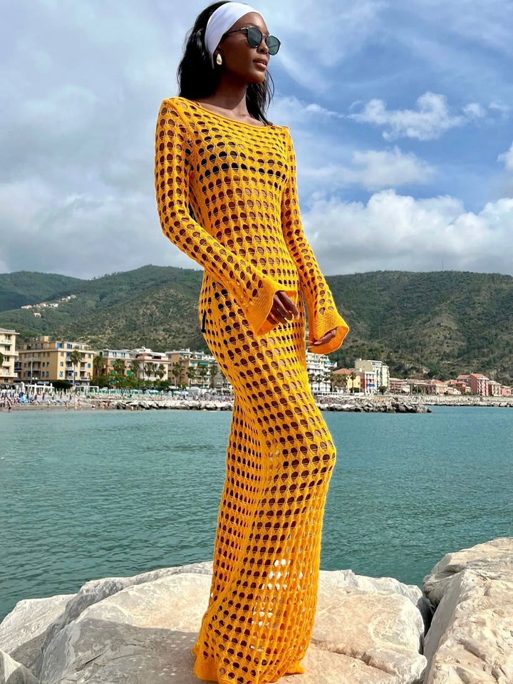 Maxi beach mesh dress - Sol