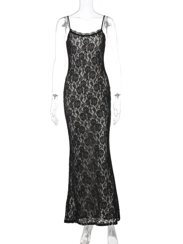 Lace Maxi Dress - Shi Lin