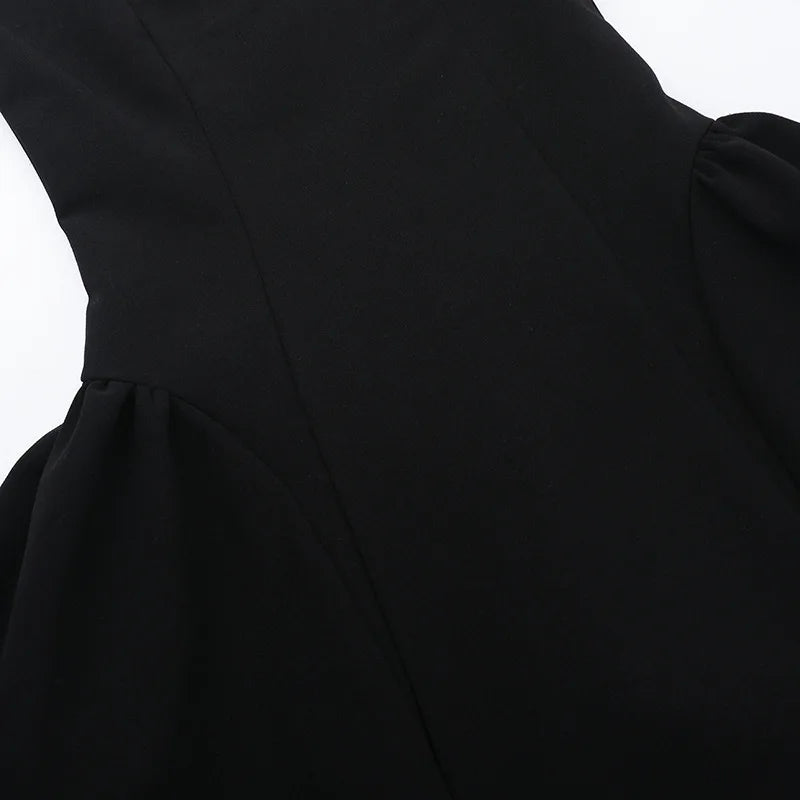 A-Line Mini Dress with Pearl Detail - Paris