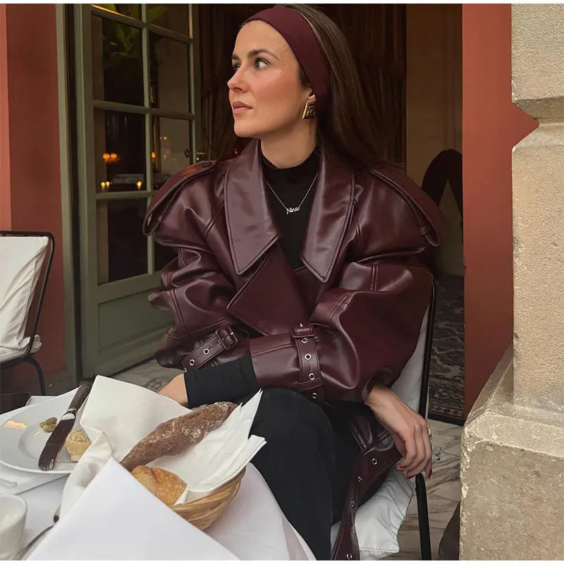 Short Leather Jacket - Morris