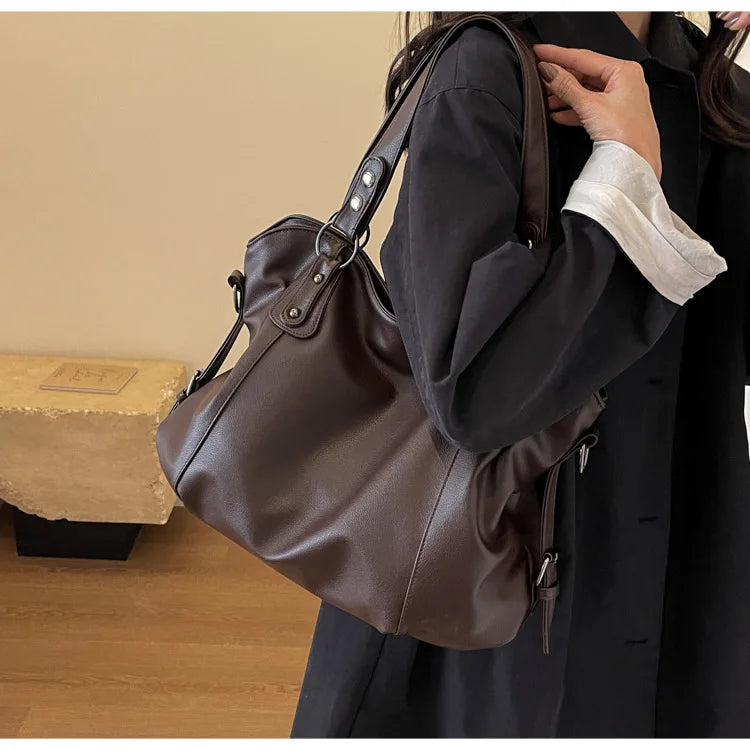 תיק דמוי עור בעיצוב רטרו