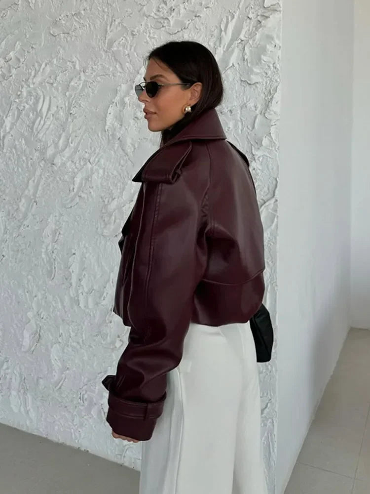 Short Leather Jacket - Morris
