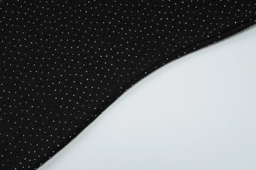 Maxi strapless sequin dress with sparkling rhinestone detail - HOLLY
