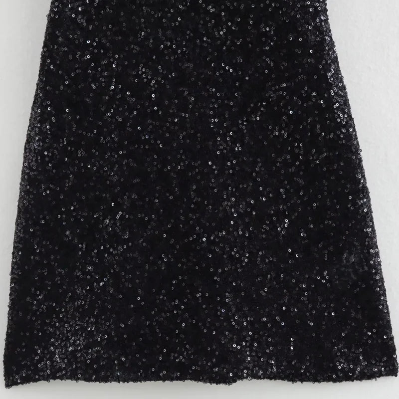 Mini Dress with Sparkling Sequins - Kaylee
