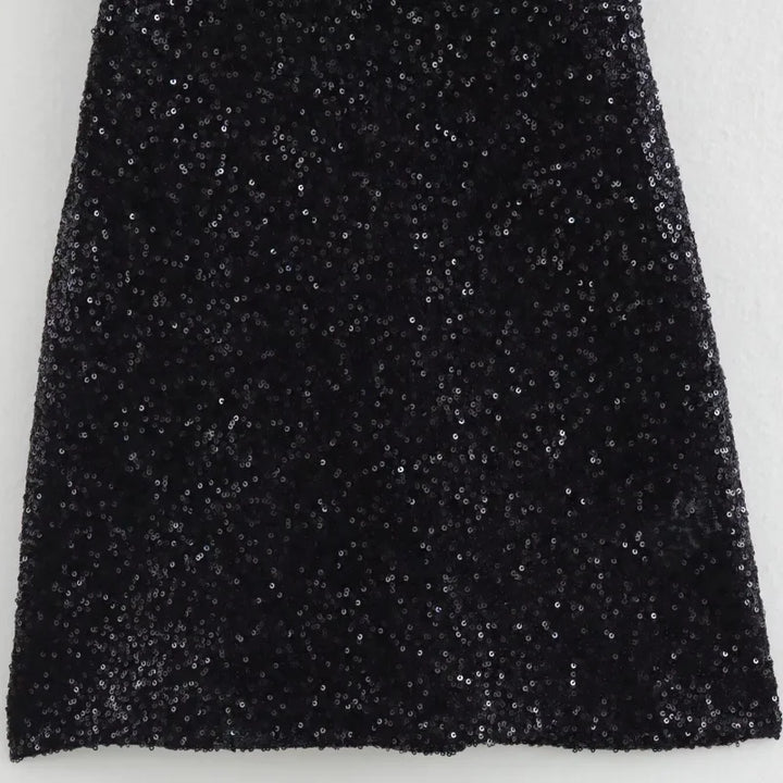 Mini Dress with Sparkling Sequins - Kaylee
