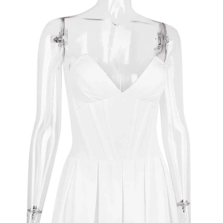 Strapless Midi Dress with Pockets - Fanny