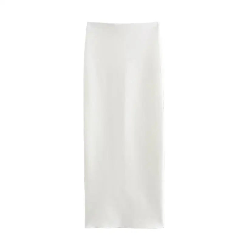 Two-Piece Knit Set with Buttoned Vest and Maxi Skirt - Polina