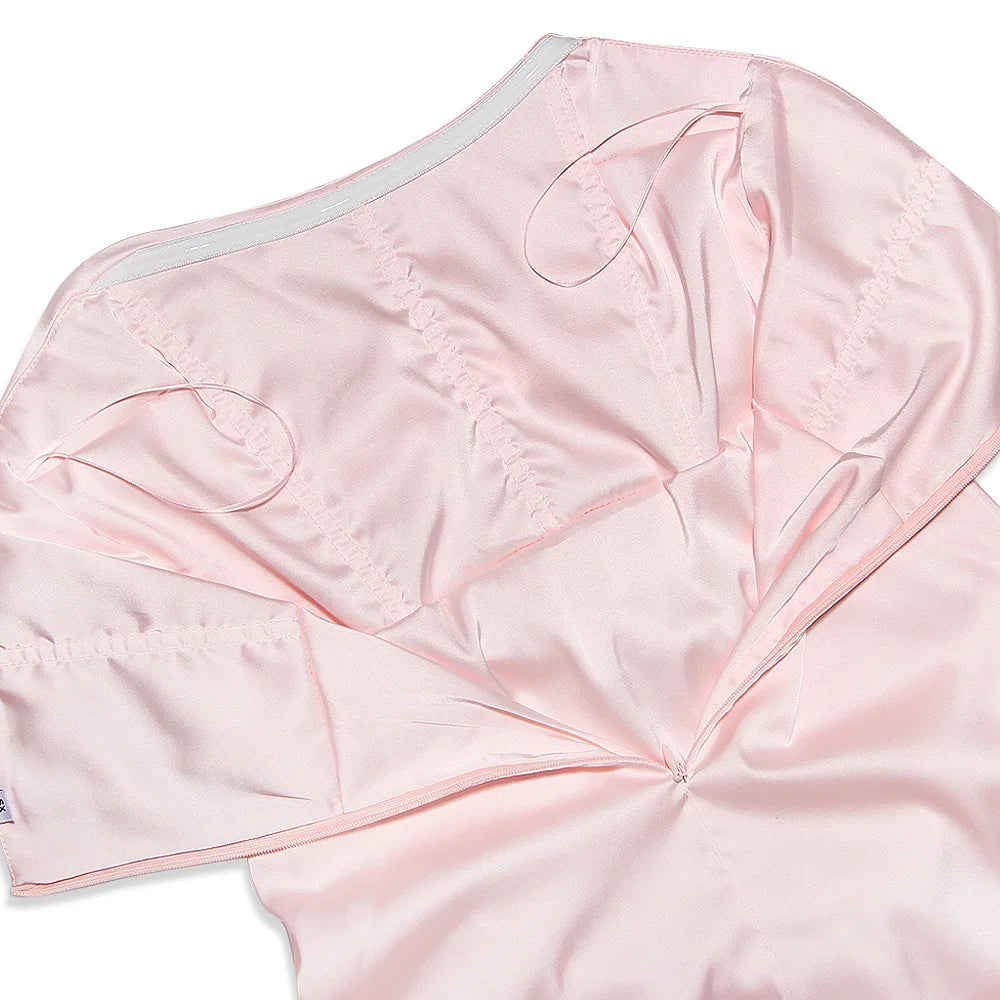Strapless Satin Mini Dress - Lavi